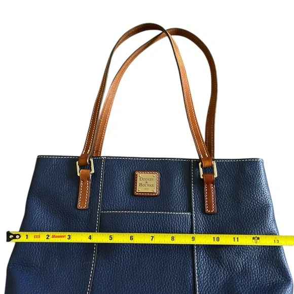 Dooney & Bourke Blue Pebbled Leather Tote - NWOT - Picture 6 of 10
